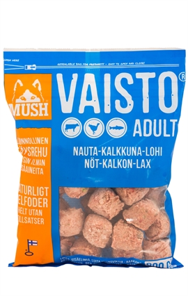 MUSH Vaisto® Blå - Okse Kalkun Laks - 800 g